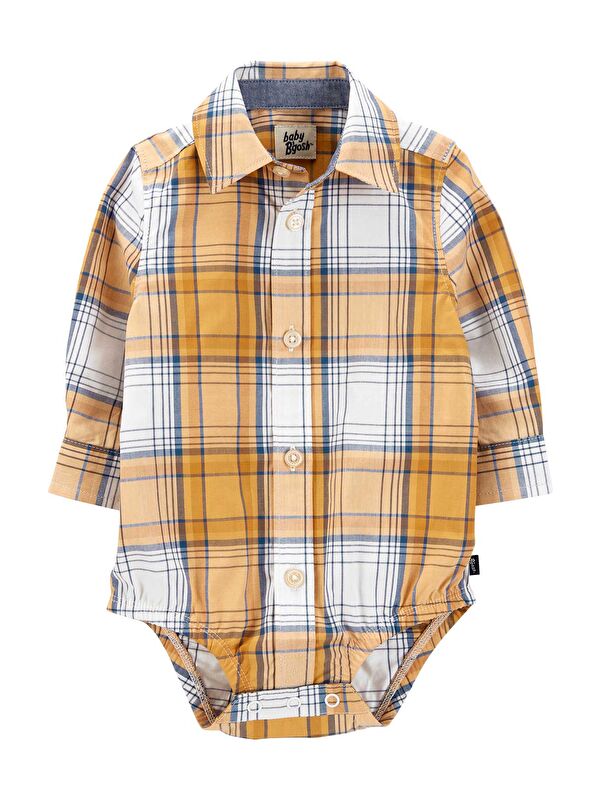 Oshkosh Erkek Bebek Body Sarı