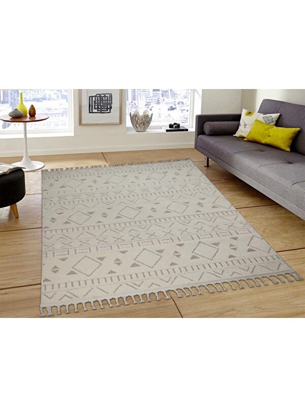 Çeyiz Diyarı Life Krem Bej Dikdörtgen Halı 160x230cm