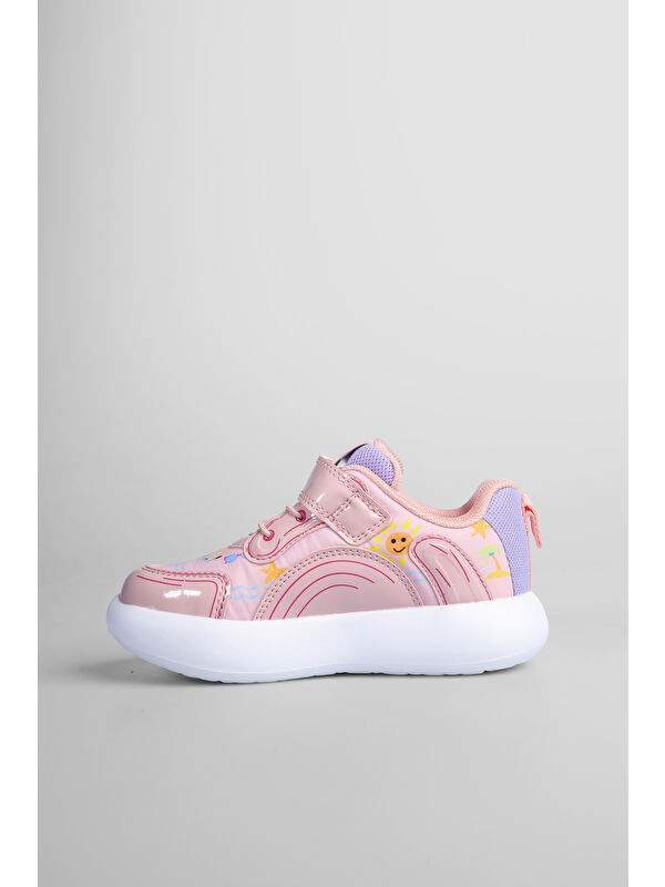 Galaxy Işıklı Okul Öncesi Pembe Günlük Ayakkabı - Görsel 3