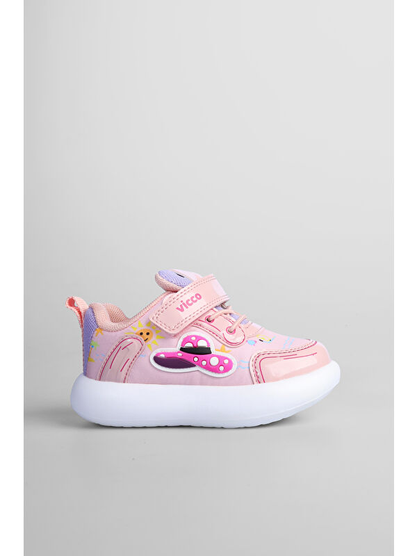 Galaxy Işıklı Bebek Pembe Günlük Ayakkabı - Görsel 2