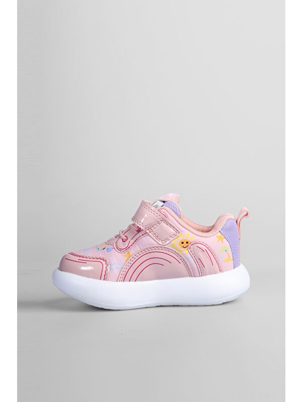 Galaxy Işıklı Bebek Pembe Günlük Ayakkabı - Görsel 3