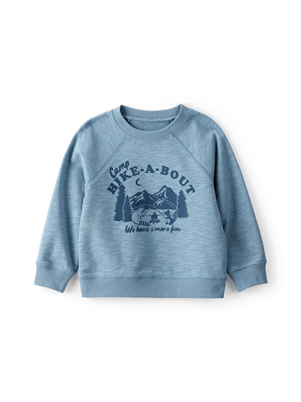 Carter's Erkek Çocuk Mavi Sweatshirt