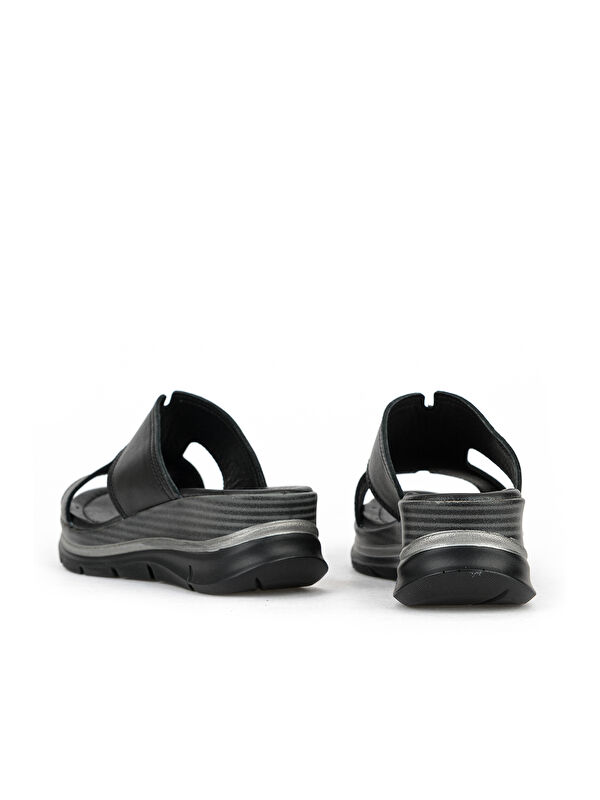 Ziya Ayakkabi Turuncu Ziya Ayakkabi Hakiki Deri Kadın Dolgu Terlik 1611020Z2565