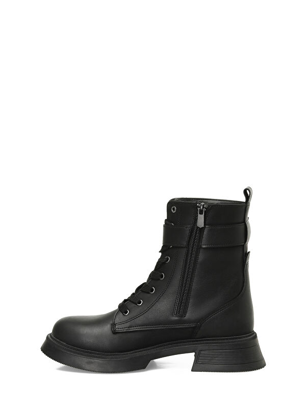 SHARON 4PR Siyah Kadın Düz Bot - Görsel 4