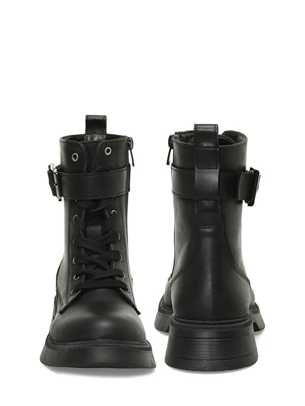 SHARON 4PR Siyah Kadın Düz Bot - Görsel 6