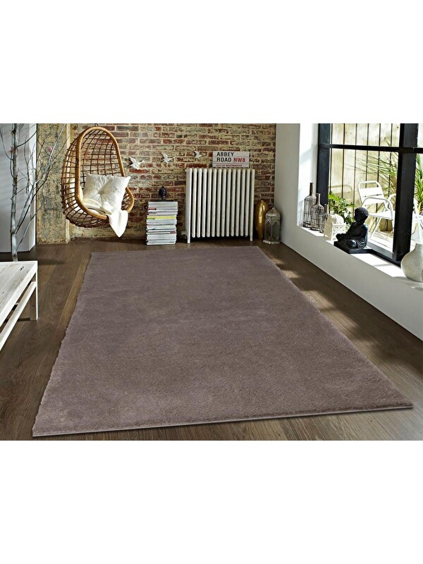 Çeyiz Diyarı Soft Plain Vizon Dikdörtgen Halı 150x230cm