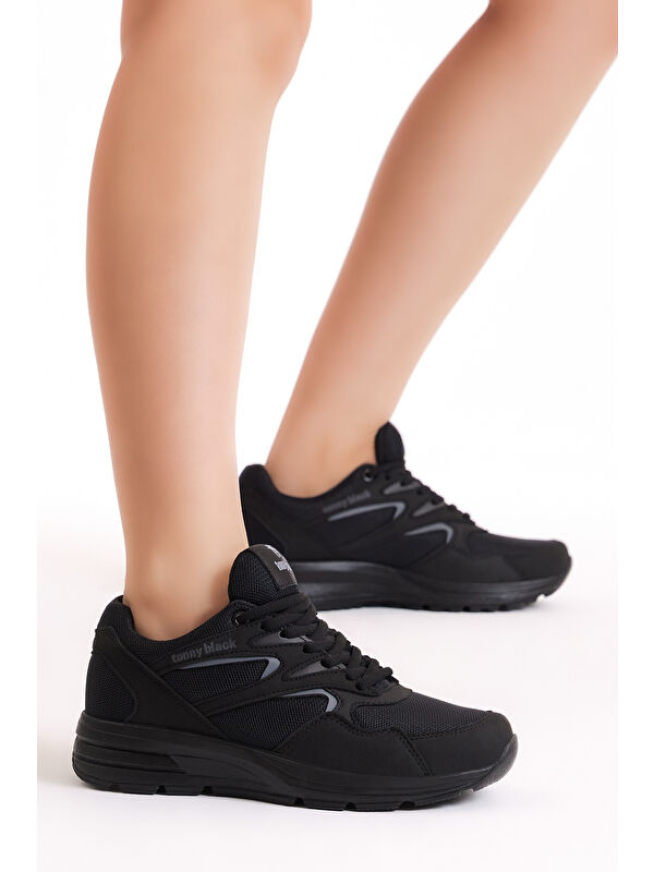 Tonny Black Siyah Tonny Black Poli Taban Unisex Spor Ayakkabı
