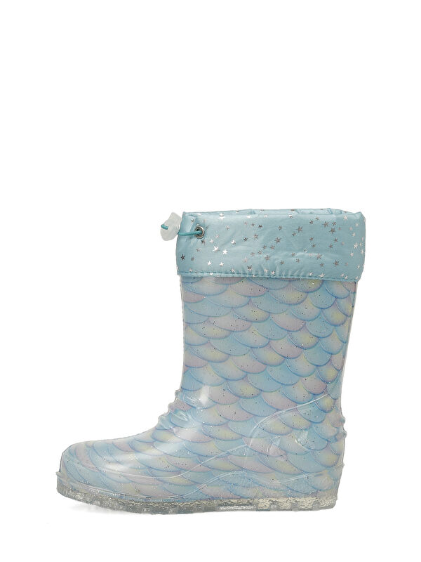 BRIAR P 5PR Mavi Kız Çocuk Yağmur Çizmesi - Görsel 4