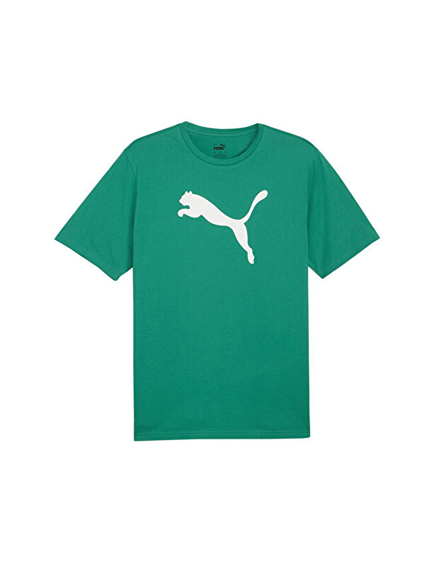 Puma Teamrise Logo Jersey Pamuk Erkek Günlük Tişört 65870505 Yeşil