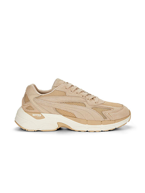 Puma Teveris Nitro Unisex Günlük Ayakkabı 38877415 Krem