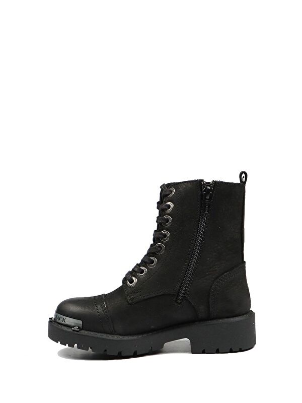 Siyah Yıkama Nubuk Çocuk Bot - Görsel 3