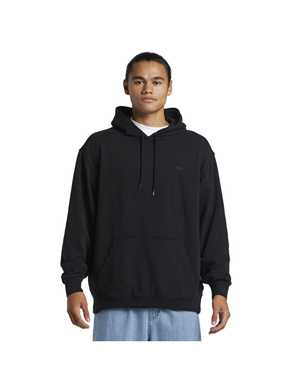 Quiksilver Salt Water Hoodie Erkek Siyah Kapüşonlu Sweatshirt