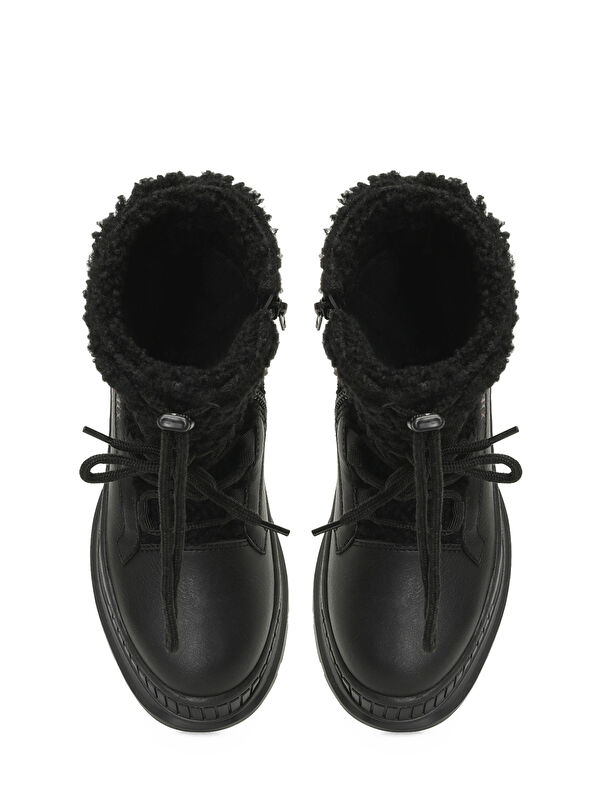 META 4PR Siyah Kız Çocuk Kar Botu - Görsel 5