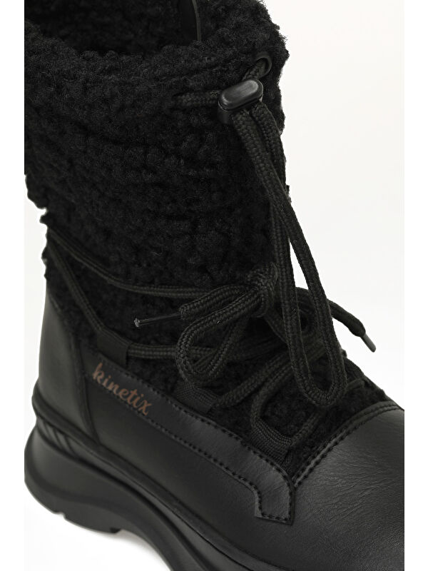 META 4PR Siyah Kız Çocuk Kar Botu - Görsel 8