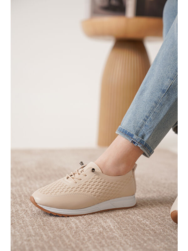 D0155 Günlük Ortopedik Kadın Sneaker Spor Ayakkabı - Görsel 5
