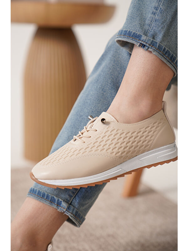 D0155 Günlük Ortopedik Kadın Sneaker Spor Ayakkabı - Görsel 6