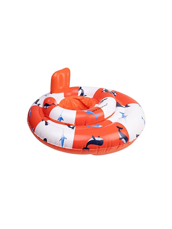 Swim Essential Swim Essentials Ocean Stripes Bebek Sırt Destekli Yüzme Simidi