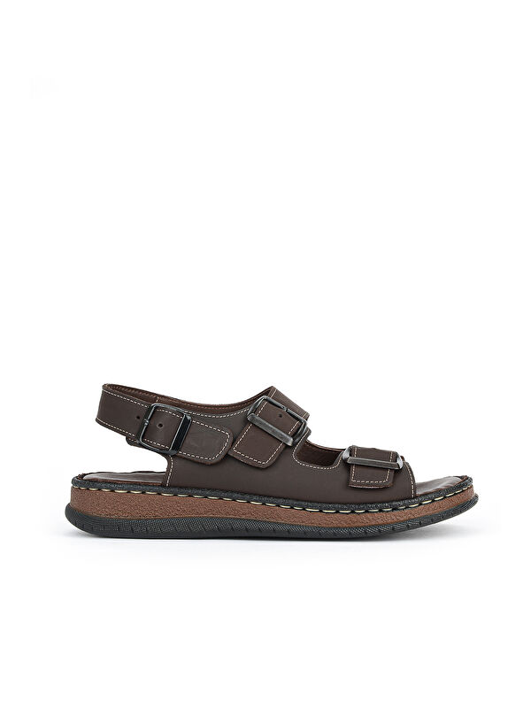 Ziya Ayakkabi Haki Ziya Ayakkabi Hakiki Erkek Deri Sandalet 1611045ZS3