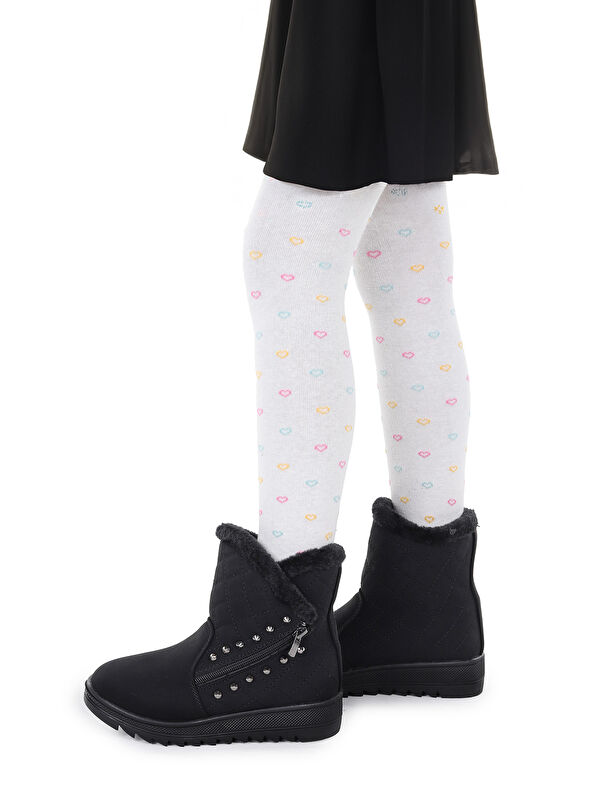 Hezan Fermuarlı Kız Çocuk Bot Ayakkabı - Görsel 3