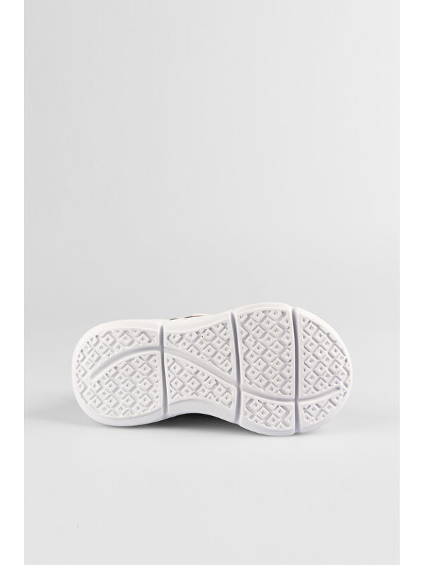 Dino Işıklı Unisex Okul Öncesi Beyaz Spor Ayakkabı - Görsel 6