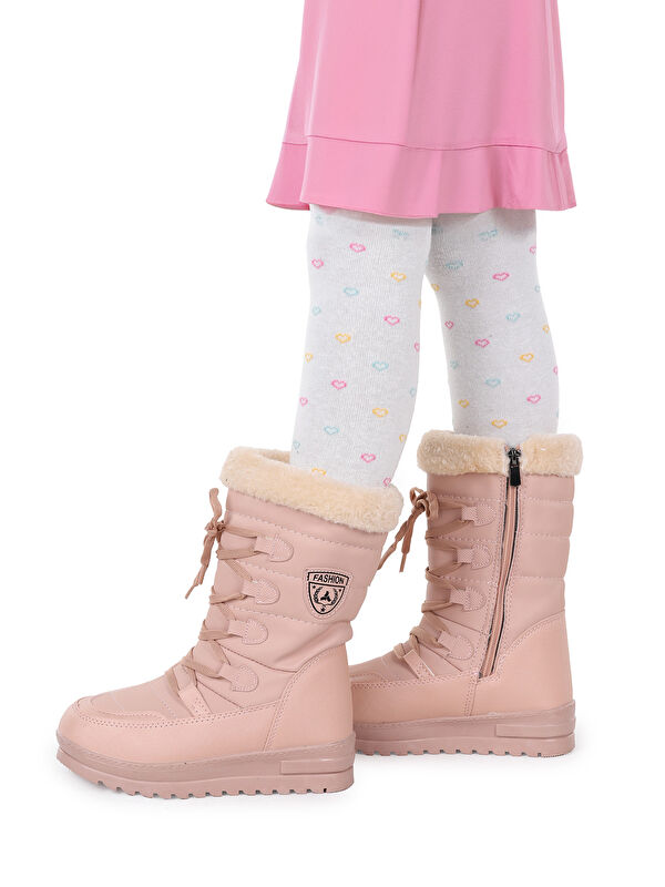 İçi Termal Kürklü Kız Çocuk Kar Botu Ayakkabı Twg 995 - Görsel 3