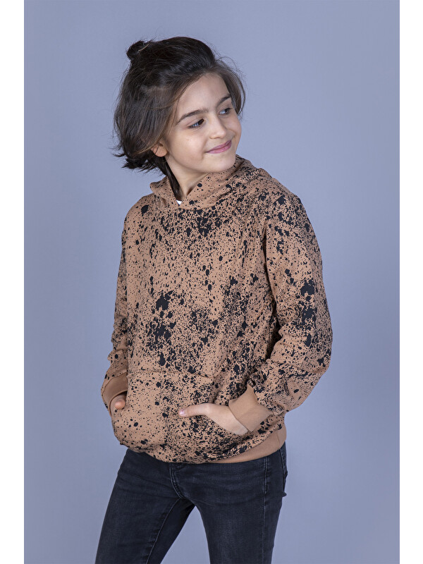 Toontoykids Erkek Çocuk Püskürtme Baskılı Sweatshirt