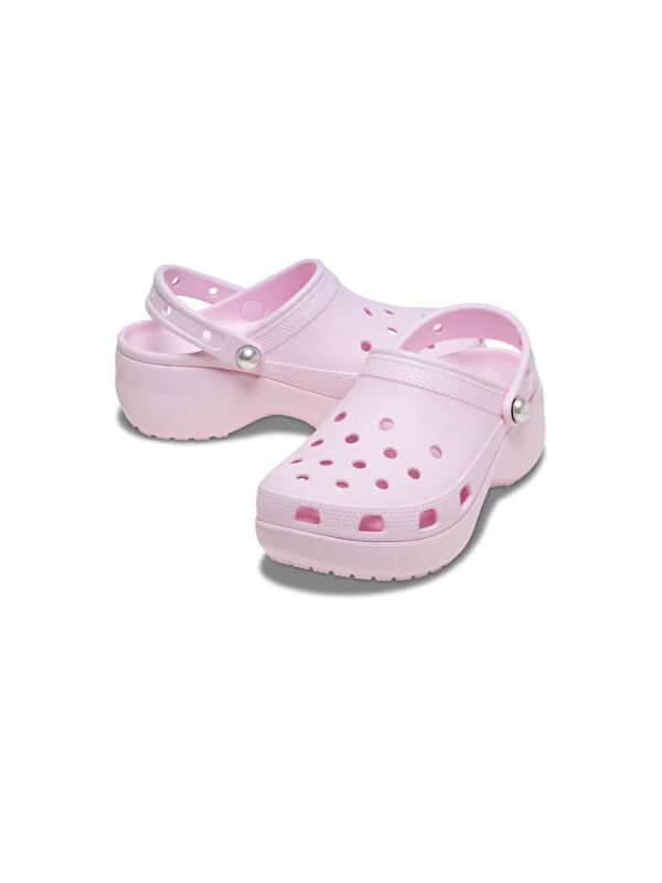 Classic Platform Pearl Clog Kadın Terlik 211231_6ZW - Görsel 7
