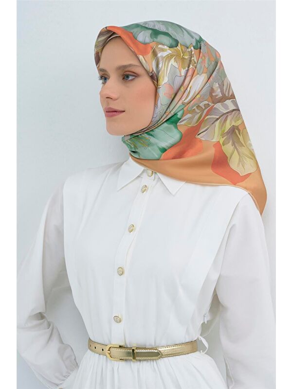 ARMİNE Saf İpek Twill Eşarp 9529D 85
