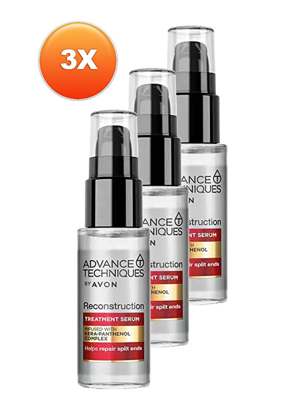 AVON Advance Techniques Reconstruction Treatment Onarıcı Saç Serumu 30 Ml. Üçlü Set