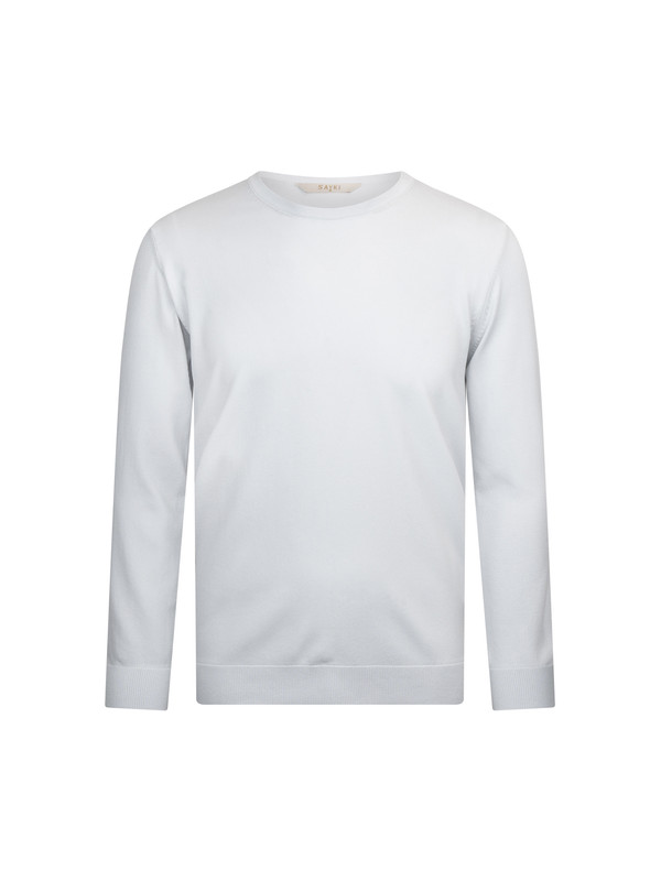 Hatemoğlu Gri Regular Fit Bisiklet Yaka Rayon Triko Kazak