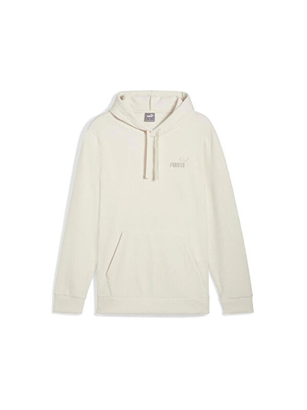 Puma Ess Elevated Hoodie Erkek Günlük Sweatshirts 68189287 Bej