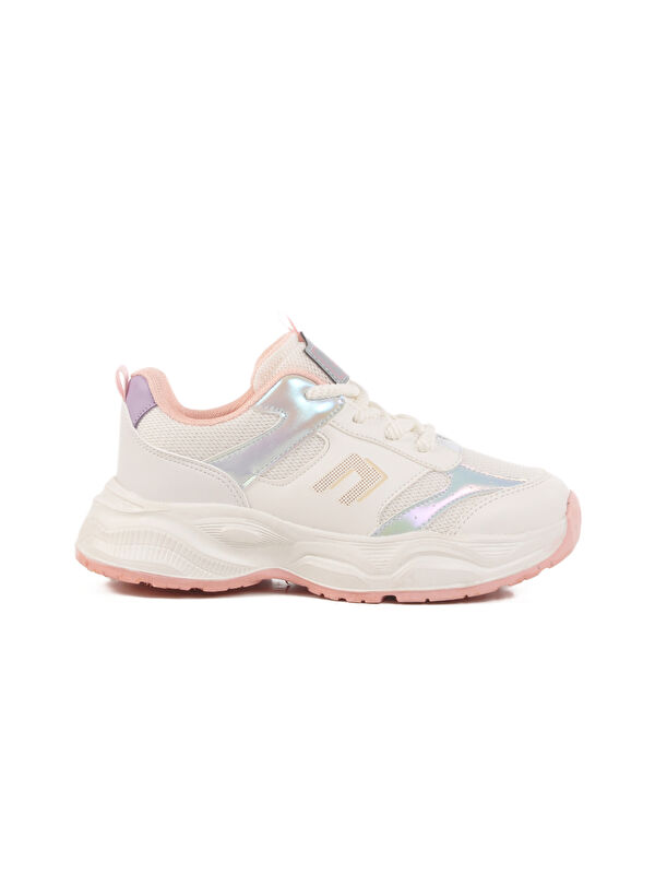 Gümüş Fileli Hafif Hava Alabilen Kız Çocuk Spor Ayakkabı Birian F - Görsel 2