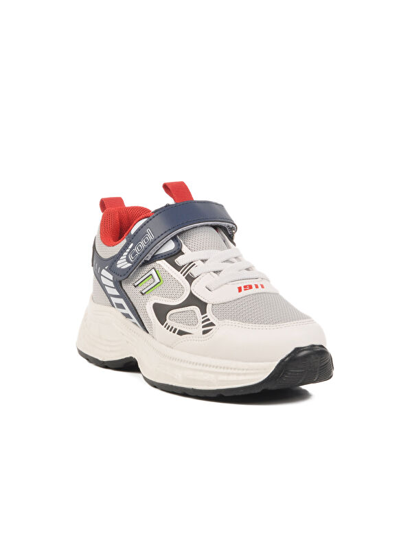 Lacivert Cırtlı Fileli Hafif Erkek Çocuk Spor Ayakkabı Dian F - Görsel 4