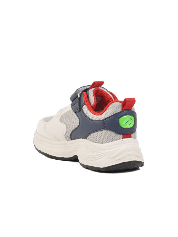 Lacivert Cırtlı Fileli Hafif Erkek Çocuk Spor Ayakkabı Dian F - Görsel 5