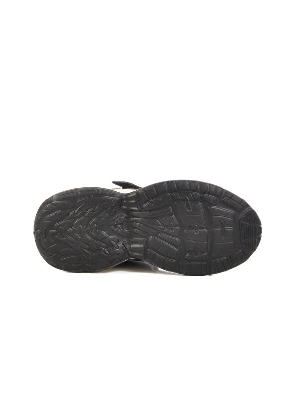 Siyah Cırtlı Fileli Hafif Erkek Çocuk Spor Ayakkabı Dian F - Görsel 6