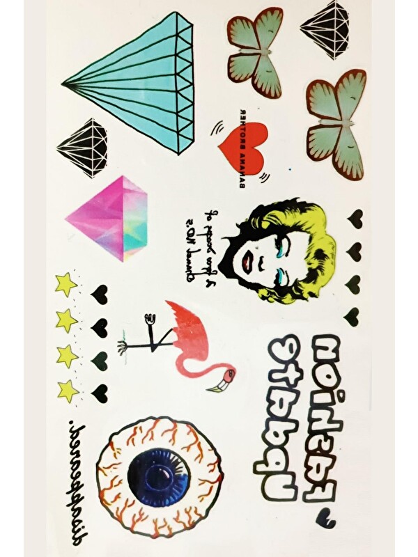 New Obsessions Marilyn Monroe Geçici Dövme