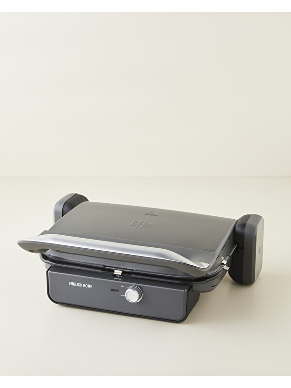English Home TMK 5050 Teflon Çıkarılabilir Plakalı Tost Makinesi 1800W Antrasit