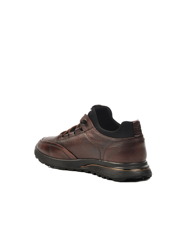 Taba Hakiki Deri Erkek Casual Ayakkabı 1046 M - Görsel 5