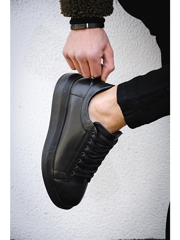 Cnt 360 Bağcıklı Kalın Taban Erkek Sneaker - Görsel 4