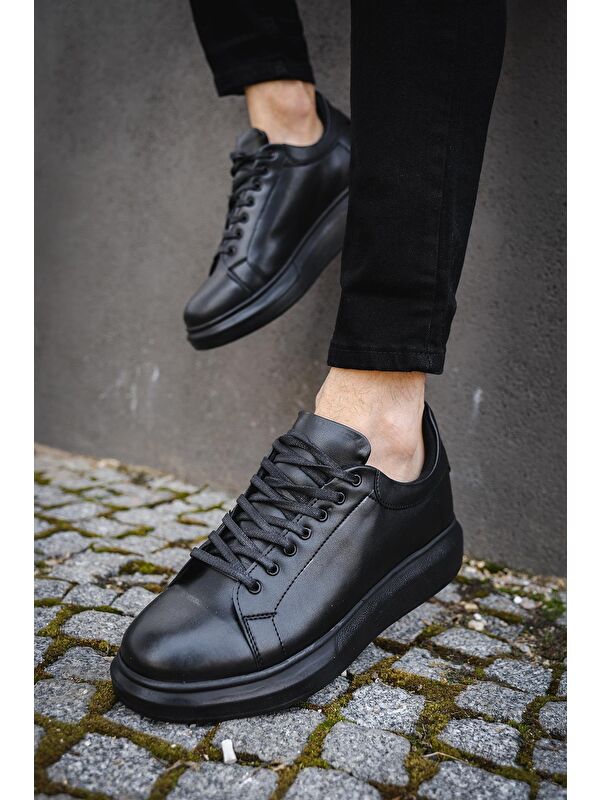 Cnt 360 Bağcıklı Kalın Taban Erkek Sneaker - Görsel 5