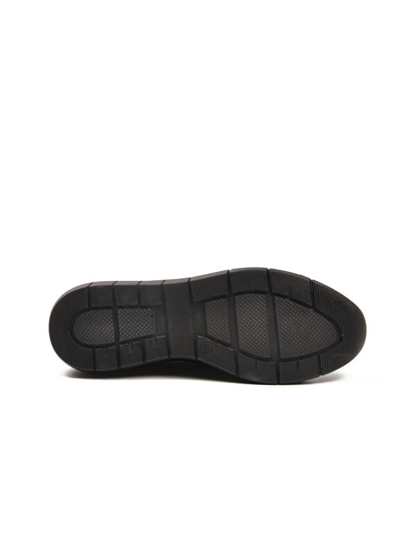 Siyah Lastik Bağcıklı Hafif Esnek Kadın Casual Ayakkabı 293120 Z - Görsel 6