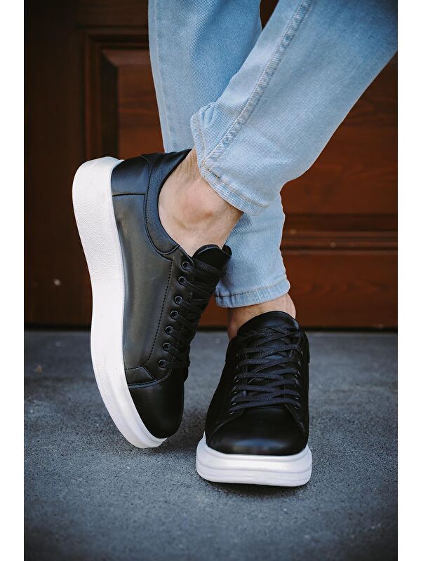 Cnt 360 Bağcıklı Kalın Taban Erkek Sneaker - Görsel 5