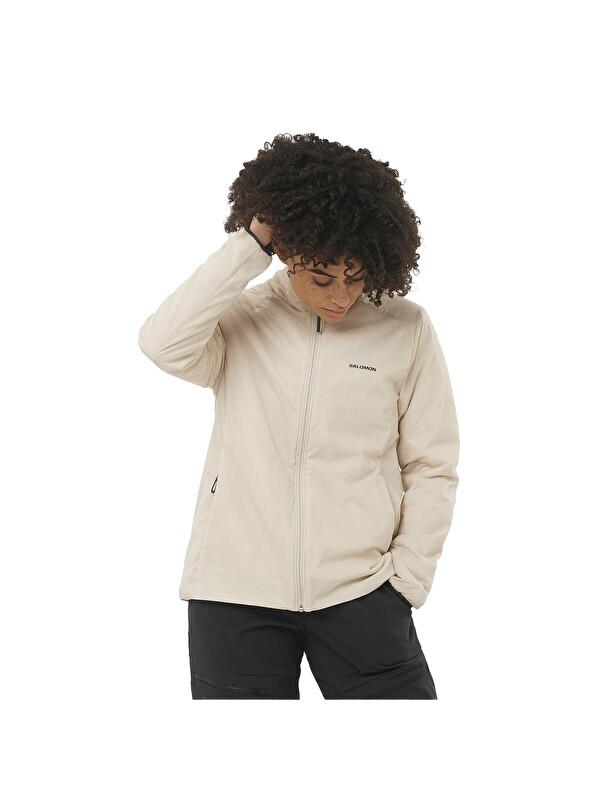 Salomon Mountain Flex Kadın Bej Outdoor Ceketi