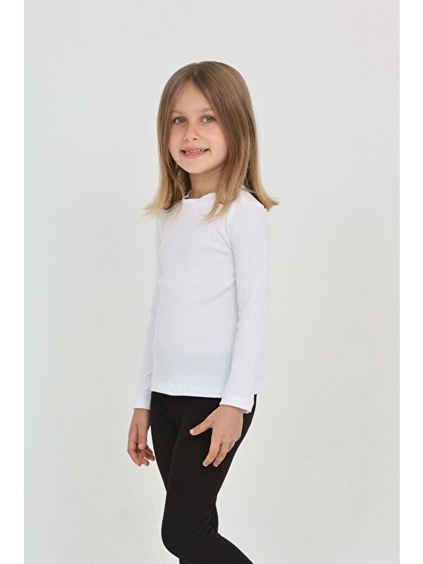 Toontoykids Kız Çocuk Okul Omuz Çıtçıtlı Tişört