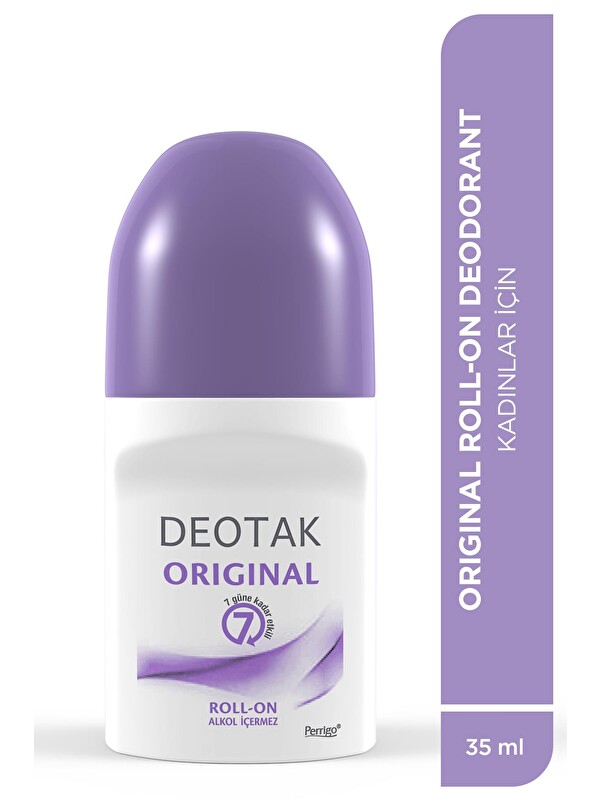 Deotak Original Kadın 7 Güne Kadar Etkili Roll-On Deodorant 35 ml