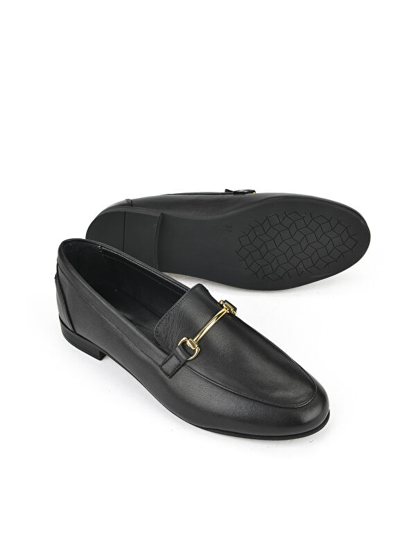 Hakiki Deri Kadın Ayakkabı 1511033Z483083 Siyah - Görsel 5