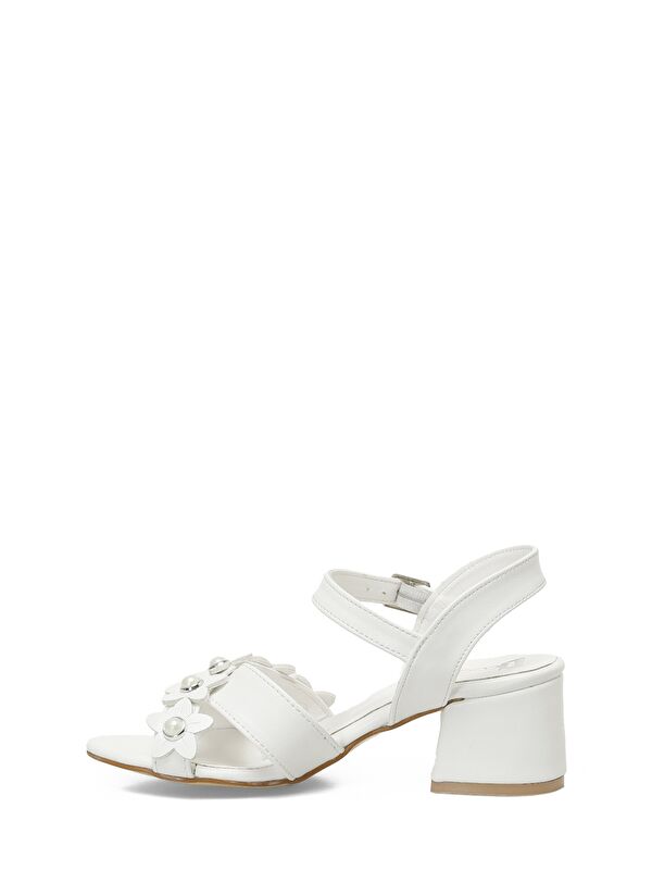 SIMONY F 5FX Beyaz Kız Çocuk Topuklu Ayakkabı - Görsel 4