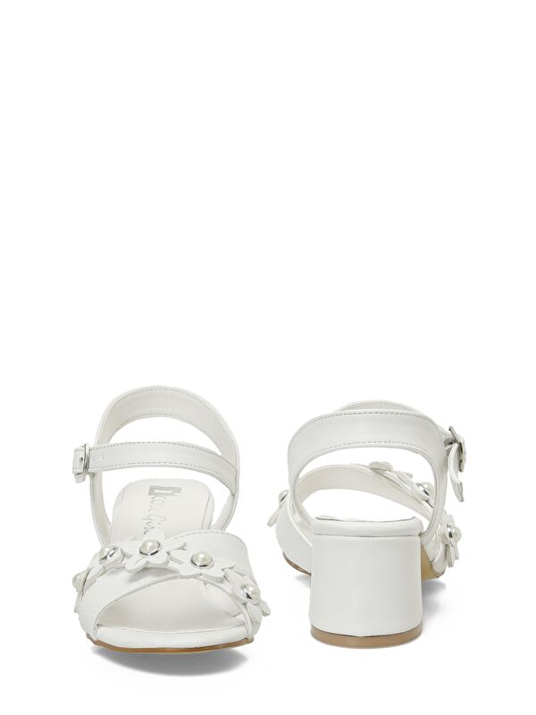 SIMONY F 5FX Beyaz Kız Çocuk Topuklu Ayakkabı - Görsel 6