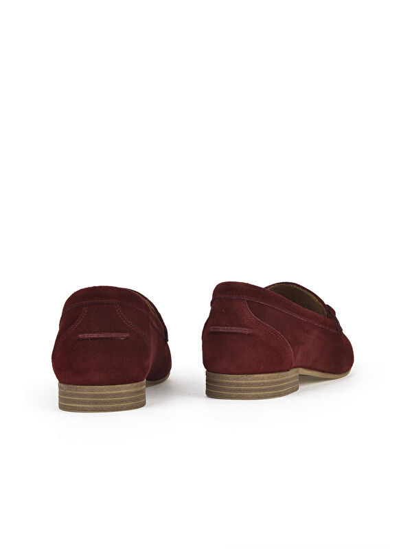 Hakiki Deri Kadın Ayakkabı 1511033Z4830832 Bordo - Görsel 4