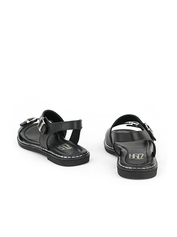 Ziya Ayakkabi Kahverengi Ziya Ayakkabi Hakiki Kadın Deri Sandalet 1611020Z5407